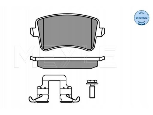 025 246 0617/K1 Klocek Hamulcowy Kpl. Tył , Pasuje Do: Audi A4 Allroad