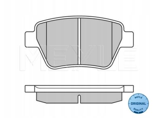 025 245 6317 Klocek Hamulcowy Kpl. Tył , Pasuje Do: Audi A1, A3, Seat