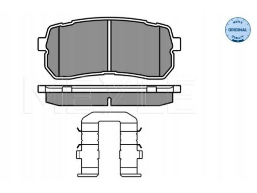 025 245 5915/W Klocek Hamulcowy Kpl. Tył , Pasuje Do: Hyundai H-1 Carg