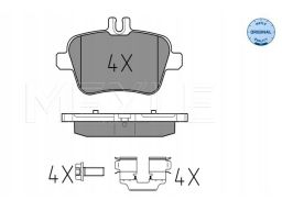 025 248 4818 Klocek Hamulcowy Kpl. Tył (Z Dodatkami, Z Podkładką