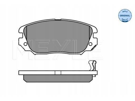 025 244 1519/W Klocek Hamulcowy Kpl. Przód (Z Podkładką Wytłumiającą),