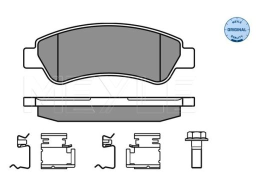 025 244 6519 Klocek Hamulcowy Kpl. Tył , Pasuje Do: Citroen Jumper Ii,