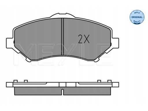 025 246 0417 Klocek Hamulcowy Kpl. Przód (Z Podkładką Wytłumiającą),