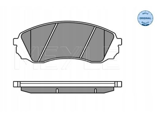 025 245 9717/W Klocek Hamulcowy Kpl. Przód , Pasuje Do: Hyundai H-1, H