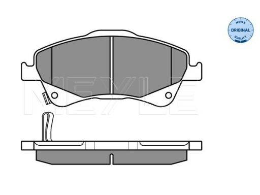 025 242 0419/W Klocek Hamulcowy Kpl. Przód , Pasuje Do: Toyota Auris,