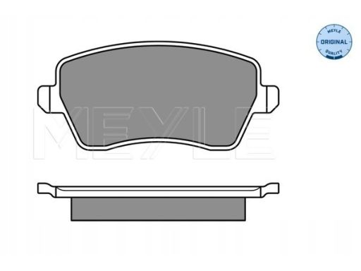 025 244 0317/W Klocek Hamulcowy Kpl. Przód (Z Podkładką Wytłumiającą),