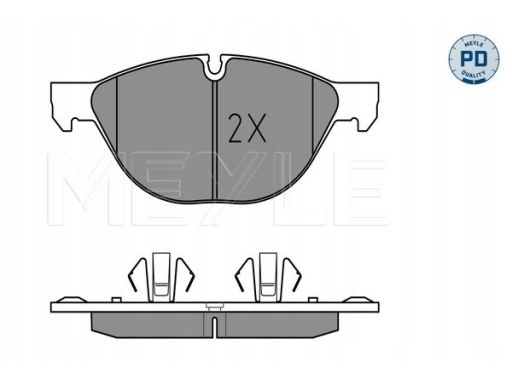 025 241 7219/Pd Klocek Hamulcowy Kpl. Przód , Pasuje Do: Bmw X5 (E70),