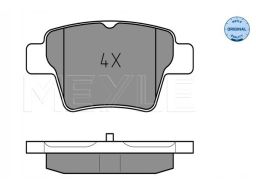 025 241 5017 Klocek Hamulcowy Kpl. Tył , Pasuje Do: Citroen C4, C4 I,