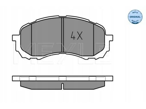 025 243 7217/W Klocek Hamulcowy Kpl. Przód , Pasuje Do: Subaru Impreza