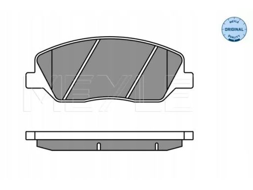 025 243 5117/W Klocek Hamulcowy Kpl. Przód , Pasuje Do: Hyundai Genesi
