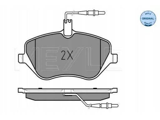 025 241 3317/W Klocek Hamulcowy Kpl. Przód , Pasuje Do: Citroen C5 Iii