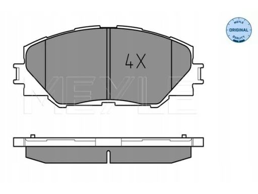 025 243 3717 Klocek Hamulcowy Kpl. Przód , Pasuje Do: Toyota Auris, Ma