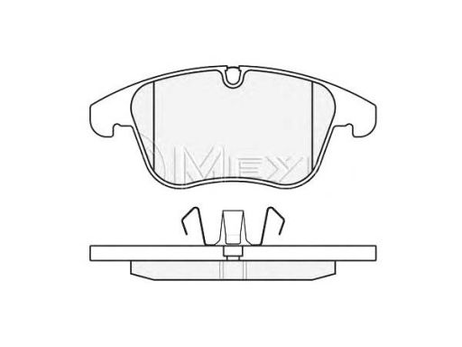 025 243 3218/Pd Klocek Hamulcowy Kpl. Przód , Pasuje Do: Citroen C5 Ii