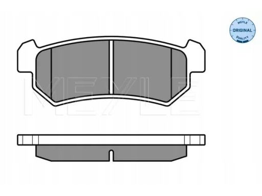 025 240 7114 Klocek Hamulcowy Kpl. Tył , Pasuje Do: Chevrolet Lacetti,