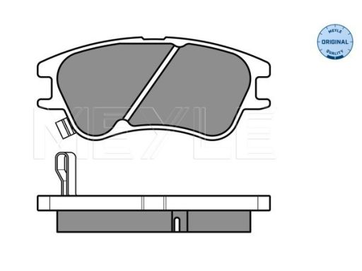 025 242 7713/W Klocek Hamulcowy Kpl. Przód (Z Podkładką Wytłumiającą),