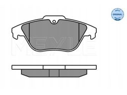 025 242 5317 Klocek Hamulcowy Kpl. Tył , Pasuje Do: Mercedes C (C204),