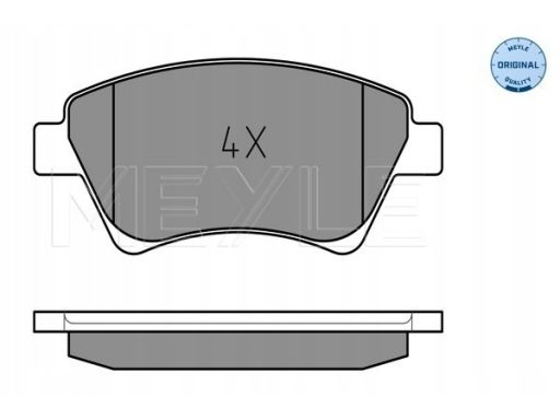 025 239 3018 Klocek Hamulcowy Kpl. Przód , Pasuje Do: Renault Grand Sc