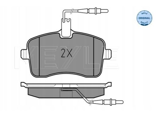 025 241 3418/W Klocek Hamulcowy Kpl. Przód , Pasuje Do: Peugeot 407