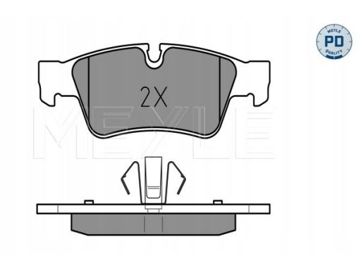 025 239 2318/Pd Klocek Hamulcowy Kpl. Tył , Pasuje Do: Mercedes G (W46