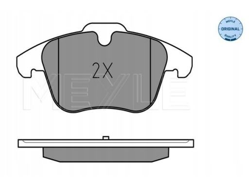 025 240 8418 Klocek Hamulcowy Kpl. Przód (Z Podkładką Wytłumiającą),