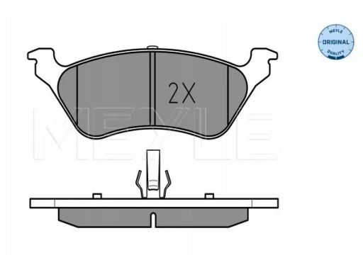 025 240 3616/W Klocek Hamulcowy Kpl. Tył , Pasuje Do: Chrysler Voyager