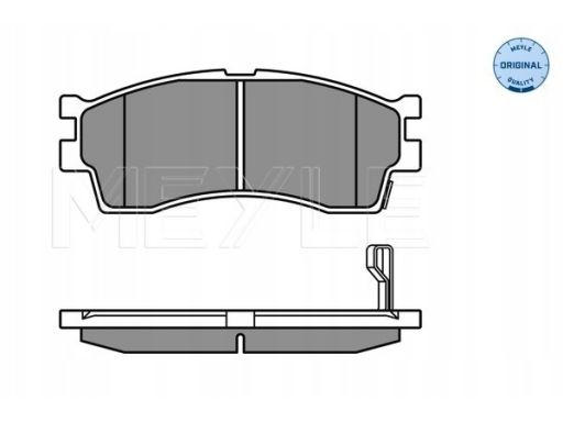 025 238 7316/W Klocek Hamulcowy Kpl. Przód (Z Podkładką Wytłumiającą),