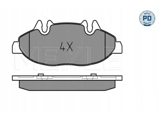 025 240 0720/Pd Klocek Hamulcowy Kpl. Przód , Pasuje Do: Mercedes Marc