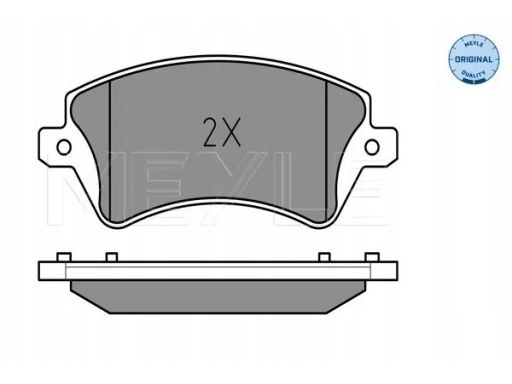 025 237 6617/W Klocek Hamulcowy Kpl. Przód , Pasuje Do: Toyota Corolla