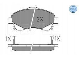 025 237 6819/W Klocek Hamulcowy Kpl. Przód , Pasuje Do: Toyota Avensis