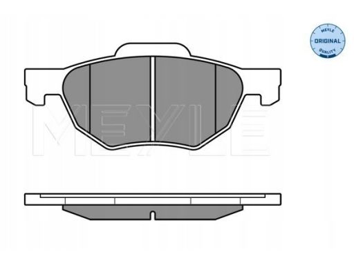 025 237 2017/W Klocek Hamulcowy Kpl. Przód , Pasuje Do: Honda Accord V