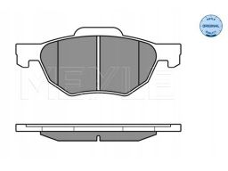 025 237 2017/W Klocek Hamulcowy Kpl. Przód , Pasuje Do: Honda Accord V