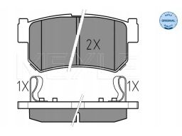 025 236 7315/W Klocek Hamulcowy Kpl. Przód , Pasuje Do: Ssangyong Acty