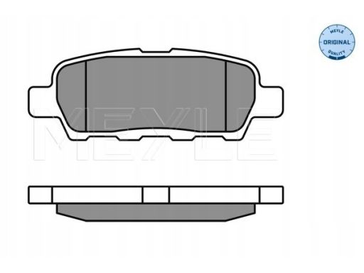 025 238 7114/W Klocek Hamulcowy Kpl. Tył (Z Podkładką Wytłumiającą),