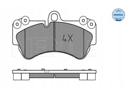 025 236 9217 Klocek Hamulcowy Kpl. Przód , Pasuje Do: Porsche Cayenne,
