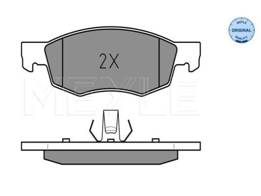 025 238 4218 Klocek Hamulcowy Kpl. Przód , Pasuje Do: Fiat Doblo,