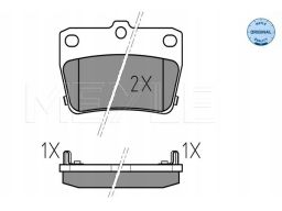 025 236 5614/W Klocek Hamulcowy Kpl. Tył , Pasuje Do: Toyota Rav 4 Ii
