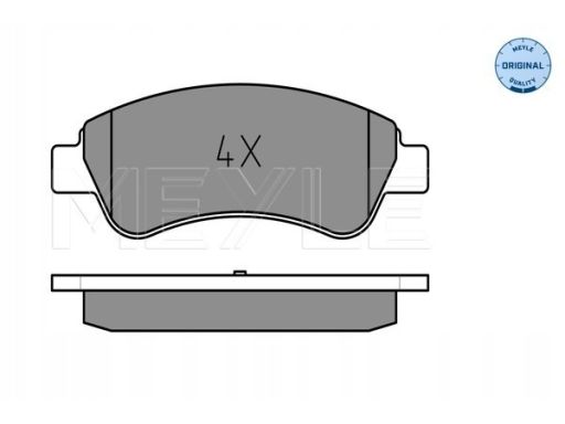 025 235 9919 Klocek Hamulcowy Kpl. Przód (Z Podkładką Wytłumiającą),