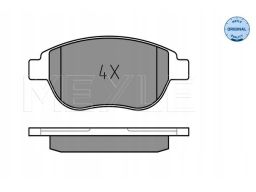 025 236 0019 Klocek Hamulcowy Kpl. Przód , Pasuje Do: Citroen Berlingo