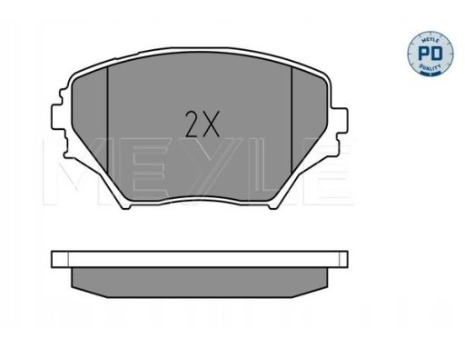 025 235 8517/Pd Klocek Hamulcowy Kpl. Przód (Z Podkładką Wytłumiającą)