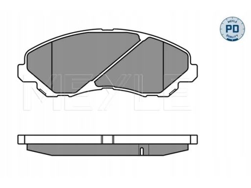 025 235 8416/Pd Klocek Hamulcowy Kpl. Przód (Z Podkładką Wytłumiającą)