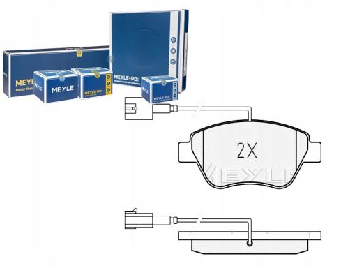 025 237 0617/W Klocek Hamulcowy Kpl. Przód , Pasuje Do: Abarth 500C /