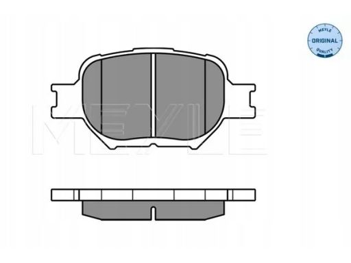 025 235 2617 Klocek Hamulcowy Kpl. Przód , Pasuje Do: Toyota Brevis,
