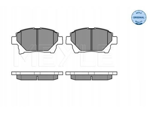 025 235 1015/W Klocek Hamulcowy Kpl. Przód , Pasuje Do: Toyota Iq