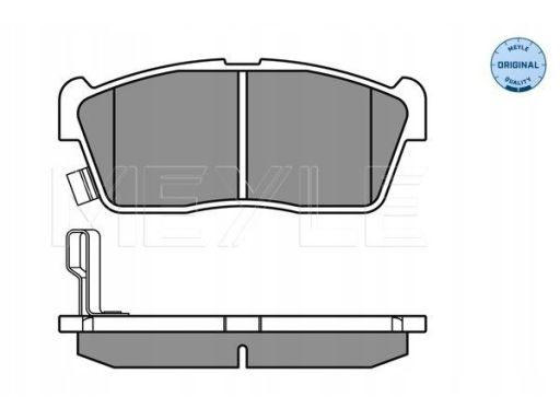 025 235 0715 Klocek Hamulcowy Kpl. Przód , Pasuje Do: Citroen C-Zero,