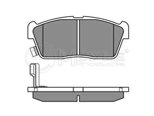 025 235 0715 Klocek Hamulcowy Kpl. Przód , Pasuje Do: Citroen C-Zero,