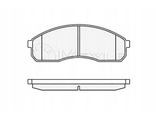 025 236 4916/W Klocek Hamulcowy Kpl. Przód , Pasuje Do: Kia Carnival I