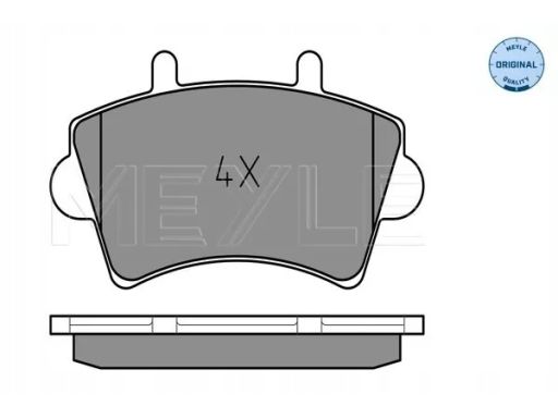 025 236 1318 Klocek Hamulcowy Kpl. Przód , Pasuje Do: Nissan Interstar