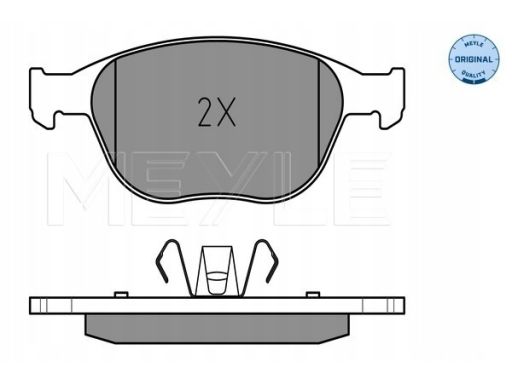 025 234 4017 Klocek Hamulcowy Kpl. Przód , Pasuje Do: Ford Fiesta Iv,