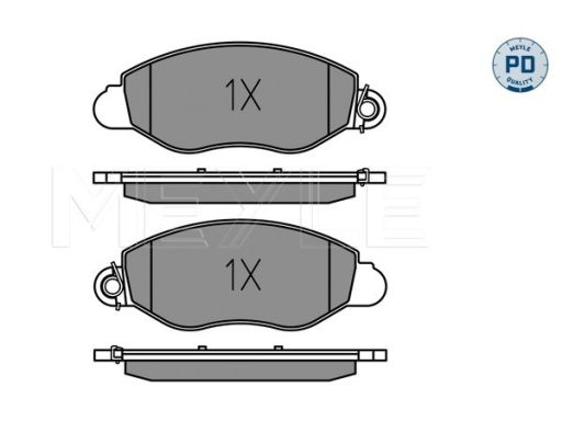 025 234 3418/Pd Klocek Hamulcowy Kpl. Przód (Z Podkładką Wytłumiającą)