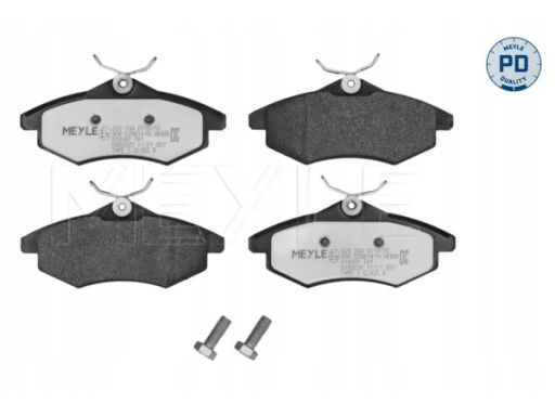 025 234 0719/Pd Klocek Hamulcowy Kpl. Przód , Pasuje Do: Citroen C2, C